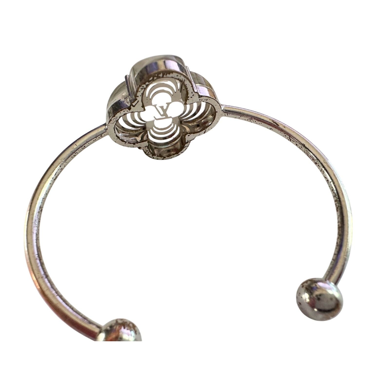 Louis Vuitton Louis Vuitton AlaFiorie Silver Bangle Bracelet Size ONE SIZE - 6 Thumbnail