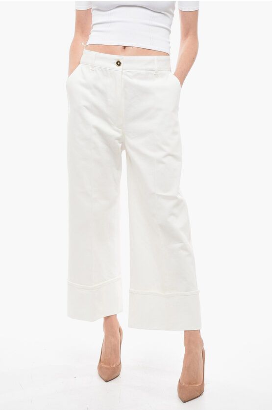 image of Alexander Mcqueen Knitted Bateau Top in White, Women's (Size XS)