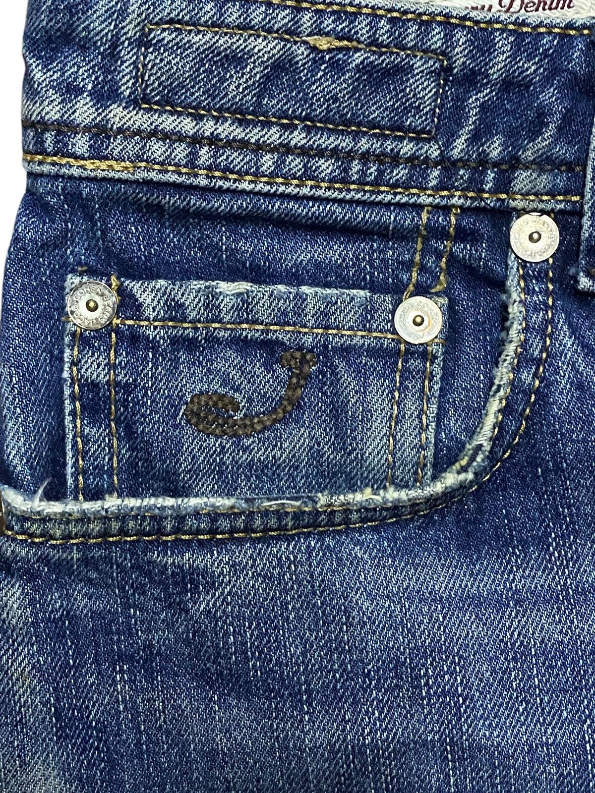 Jacob Cohen Rare Jacob Cohen Limited Edition Black Selvedge Denim Jeans Size US 33 - 10 Thumbnail