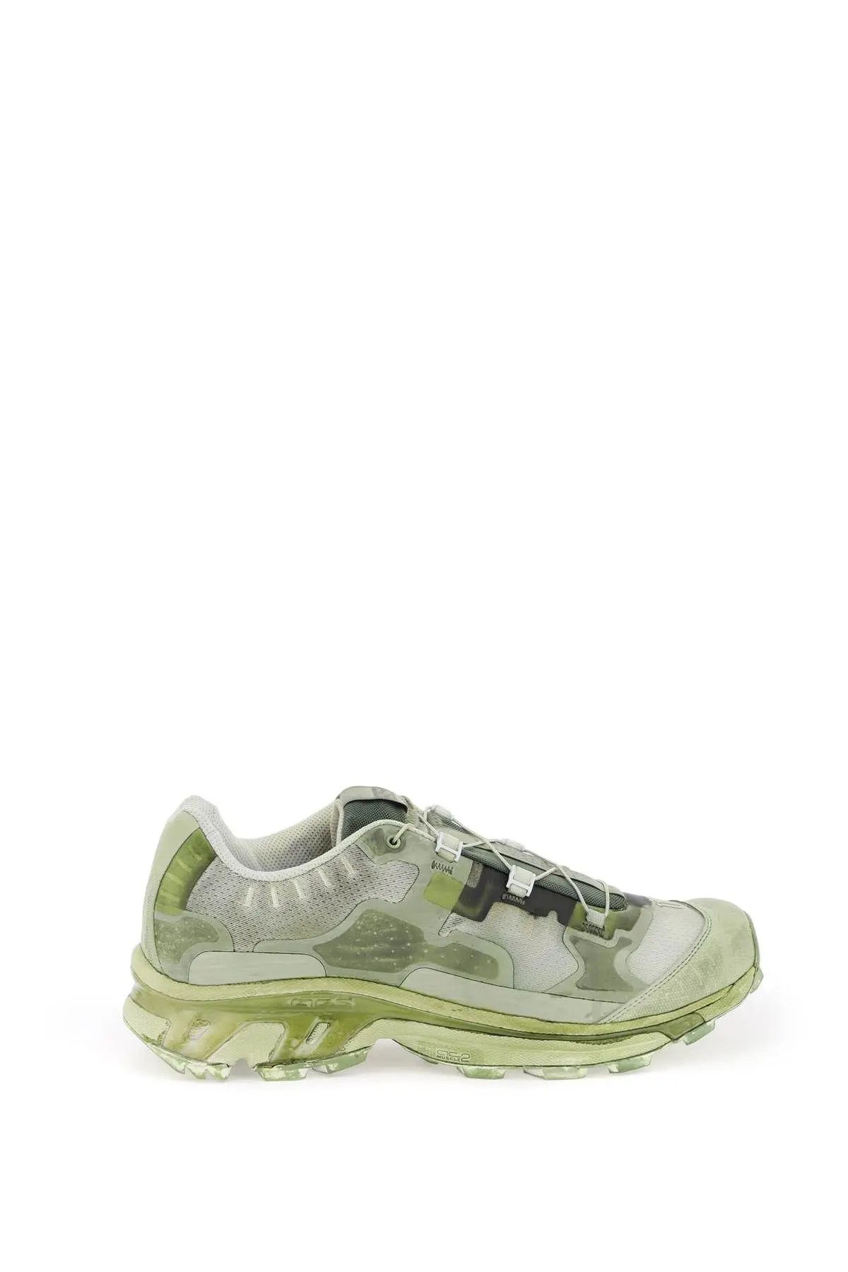 image of Boris Bidjan Saberi O1S22I1N0324 Bamba 5 Sneakers In Green, Men's (Size 9)