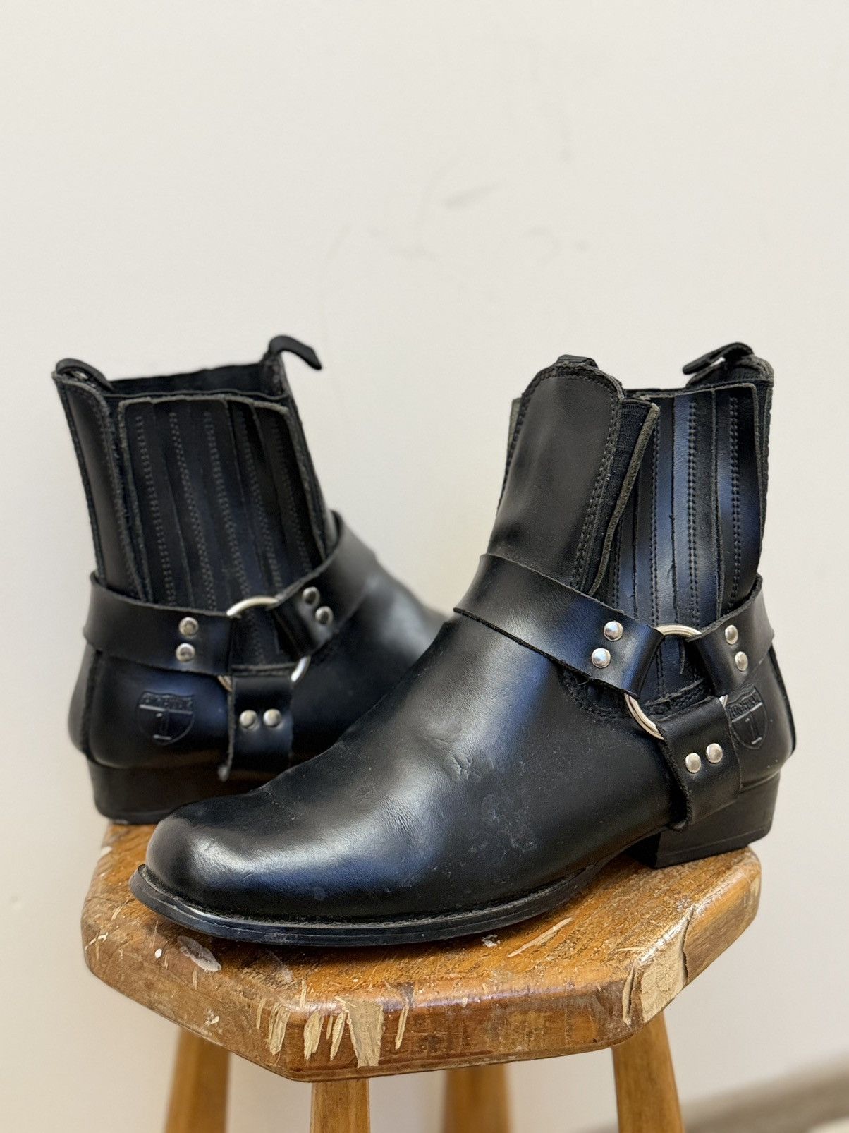 Other Studded gothic avant garde boots hedi slimane style y2k Size US 10 / EU 43 - 2 Thumbnail
