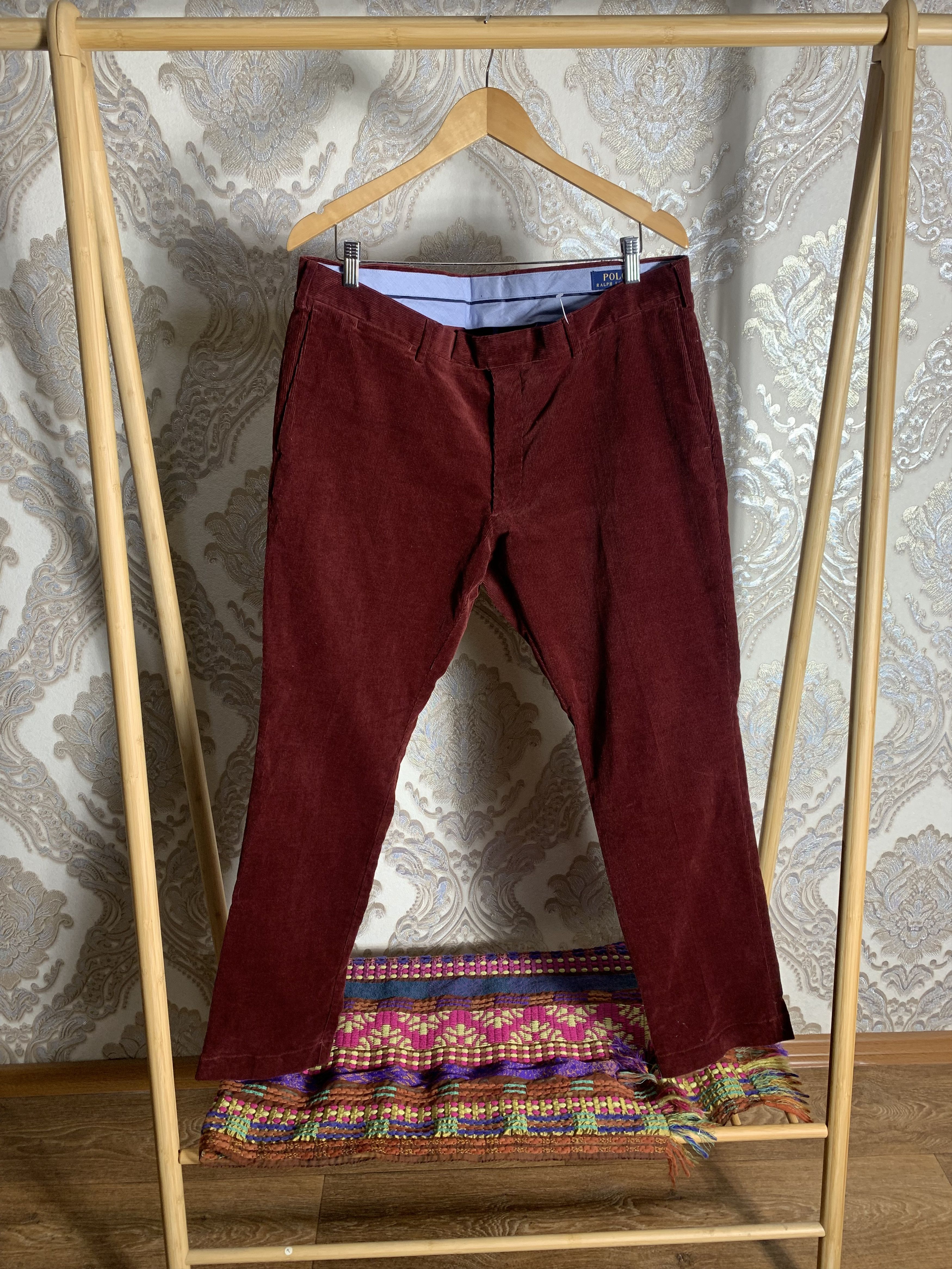 Polo Ralph Lauren VINTAGE POLO RALPH LAUREN VELVET CASUAL DESIGNER Y2K 90s Size US 38 / EU 54 - 1 Thumbnail