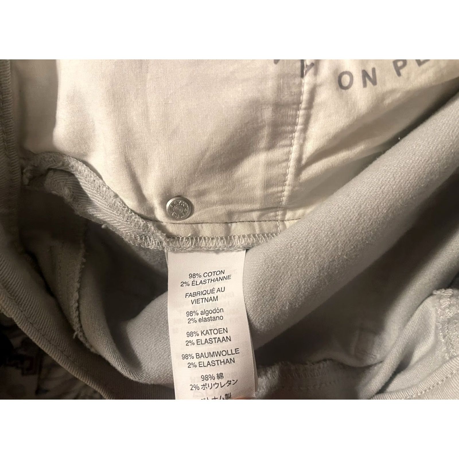 Vuori Vuori Benton Stretch Twill Chino Pants Men's 38 38x31 Light Gray Size US 38 / EU 54 - 6 Thumbnail
