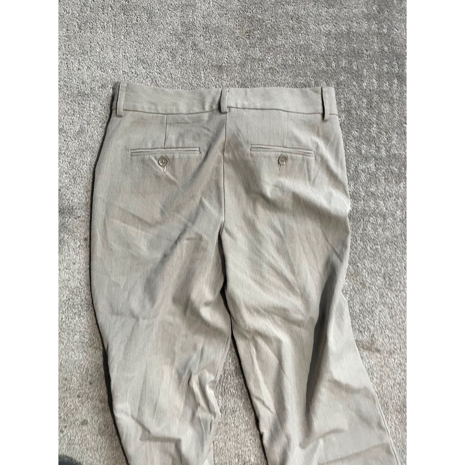 Express Express Editor Relaxed Trouser Pants Women’s 8S Gray Mid Rise Work Career Size 30" / US 8 / IT 44 - 4 Thumbnail