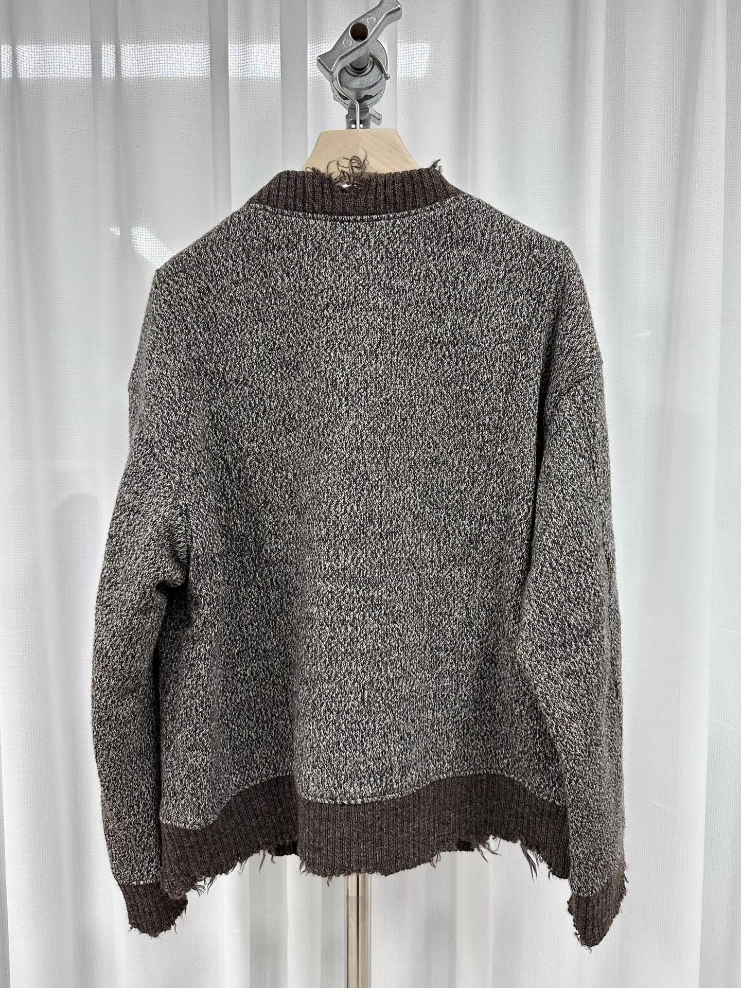 Undercover Undercover 17AW Wool Dissolve Knit Oversized Jacket Size US L / EU 52-54 / 3 - 4 Thumbnail