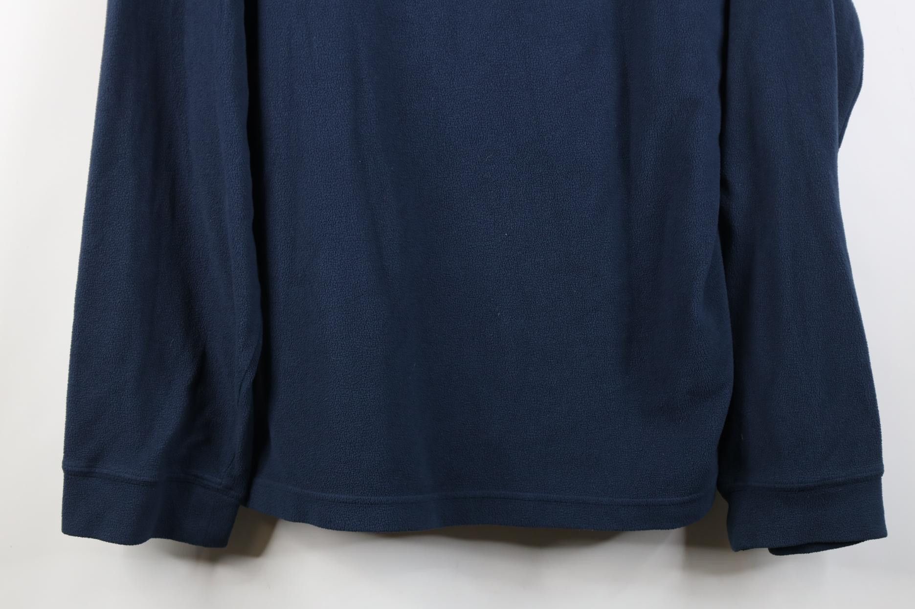 Columbia Vintage 90s Y2K Columbia Fleece Mock Neck Sweater Blue Size US L / EU 52-54 / 3 - 3 Thumbnail
