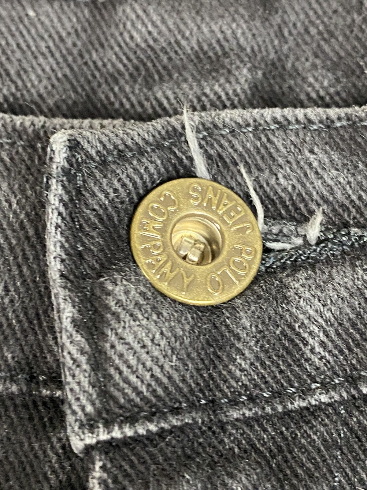 Polo Ralph Lauren × Ralph Lauren × Vintage Vintage Polo Ralph Lauren Baggy Relaxed Black Denim Jeans Size US 34 / EU 50 - 5 Thumbnail