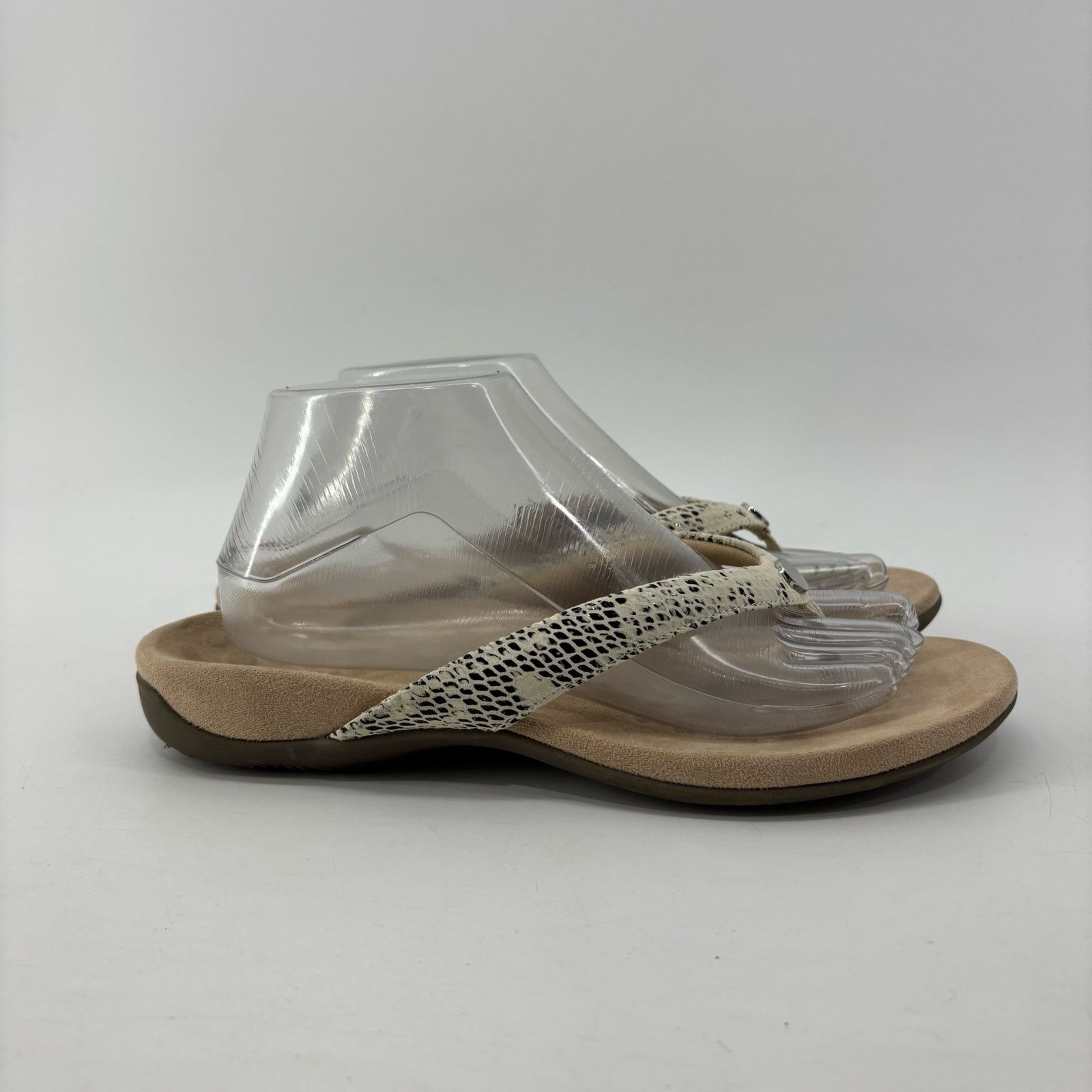 Vionic Vionic Dillon Womens Sz 9 Snake Embossed Flip Flop Sandal Size US 9 / IT 39 - 8 Thumbnail