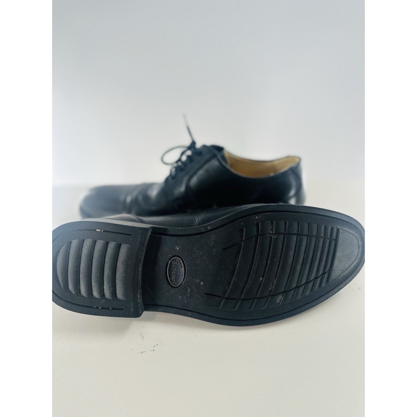Belvedere Studio Belvedere Black Leather Business Dress Shoes Brazil Size US 6 / EU 39 - 10 Thumbnail