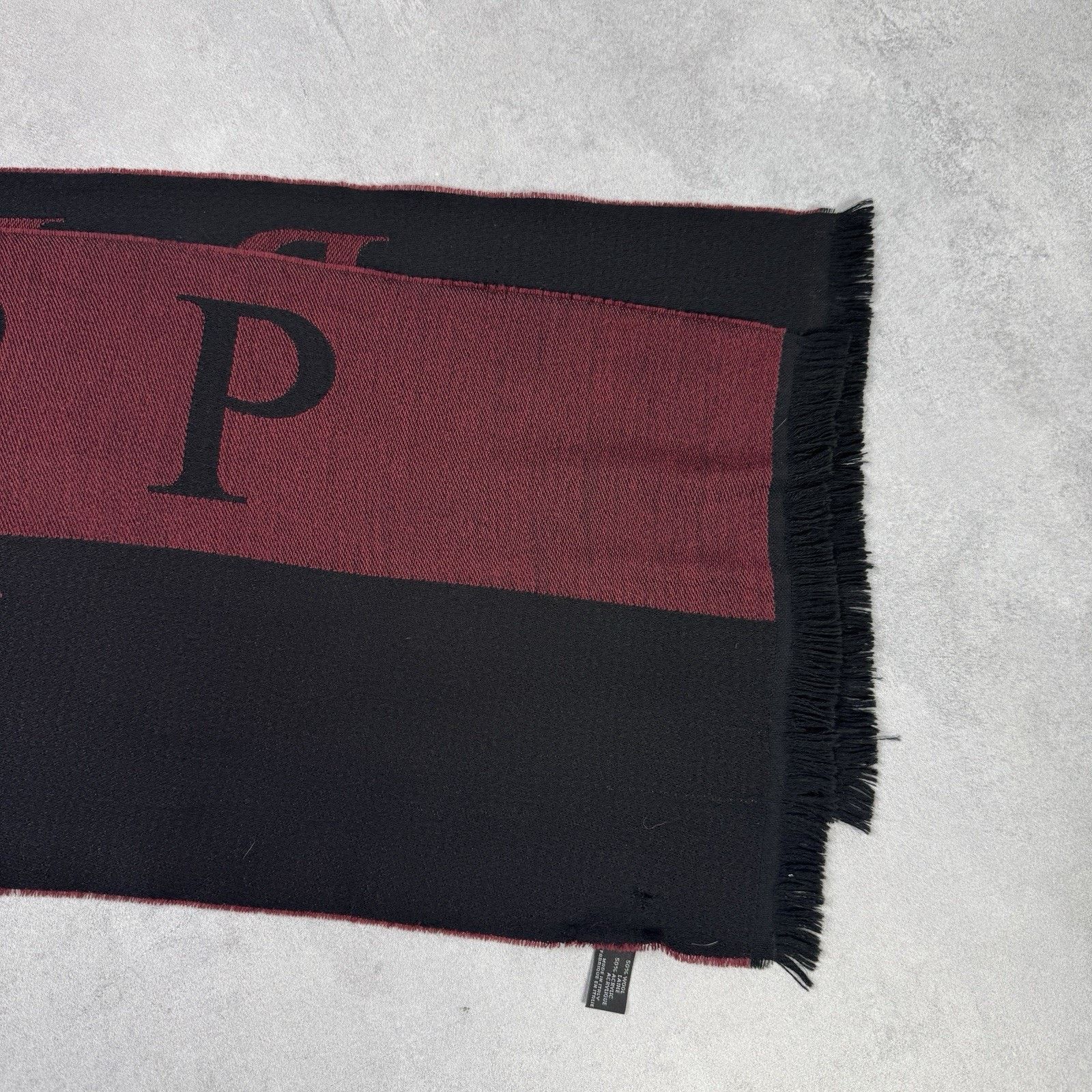 Philipp Plein Philipp Plein Men Scarf Big Logo Size ONE SIZE - 11 Thumbnail