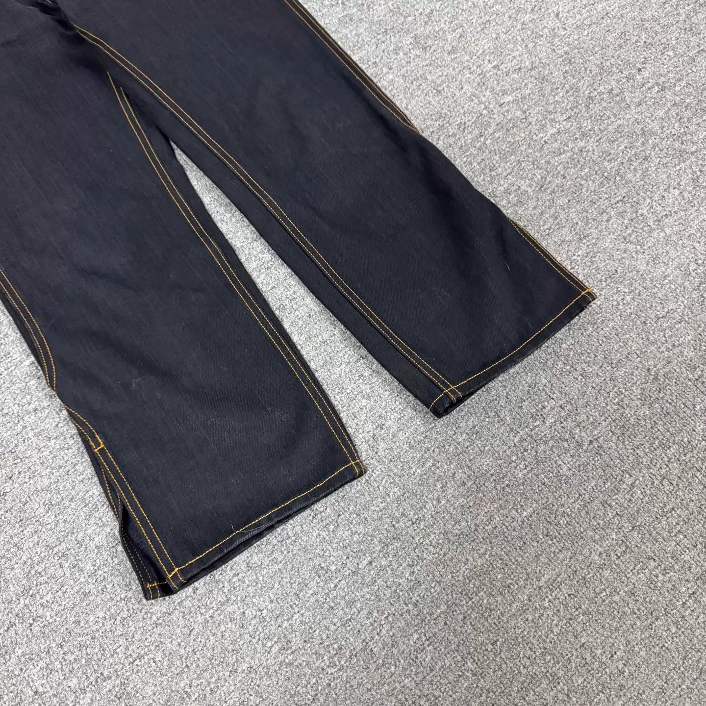 Burberry Burberry navy blue topstitch flared jeans hem slit 26 99new Size 26" / US 2 / IT 38 - 3 Thumbnail
