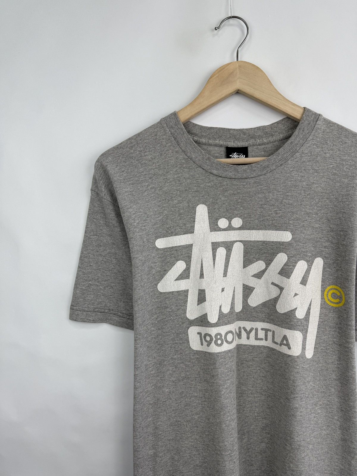 Stussy × Vintage 🇺🇸 Vintage Y2K Stussy 1980 NYLTLA T-Shirt Rare Hype Retro Size US M / EU 48-50 / 2 - 3 Thumbnail