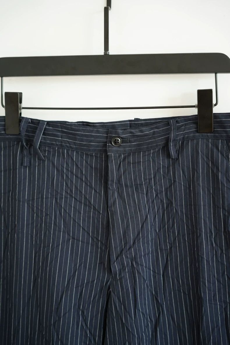 Yohji Yamamoto Yohji Yamamoto Yohji Yamamoto Striped Pleated Pants 2016 Size US 36 / EU 52 - 3 Thumbnail