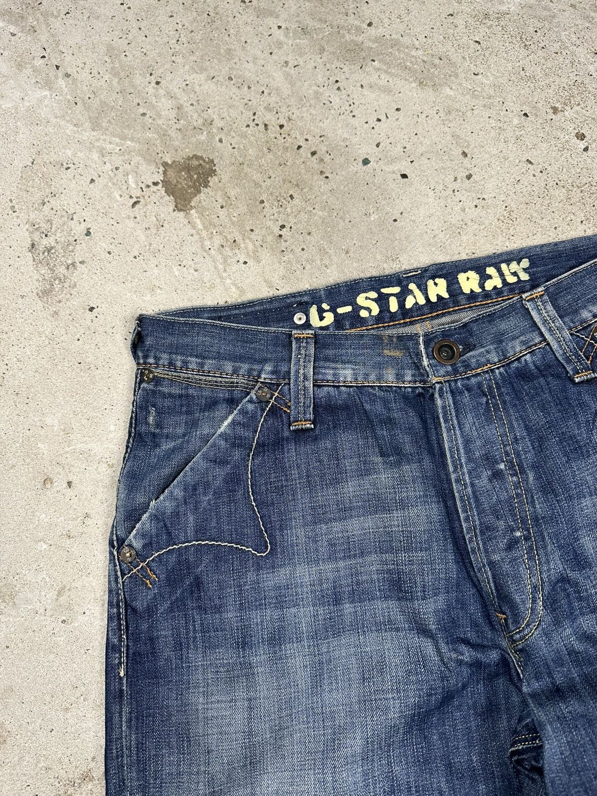 G-Star Vintage Y2K G Star Raw Limit Regular Denim Pants Jeans baggy Size US 31 - 8 Thumbnail