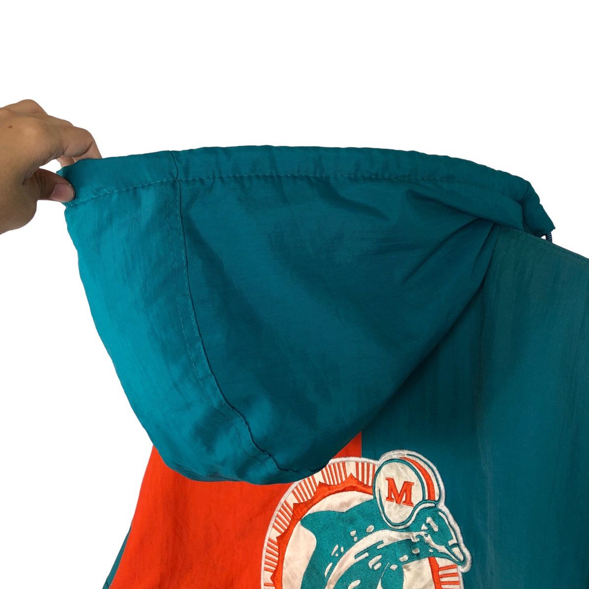 NFL 🔥90’s Vintage Bomber Jacket Starter NFL Dolphins Big Logo Size US M / EU 48-50 / 2 - 9 Thumbnail