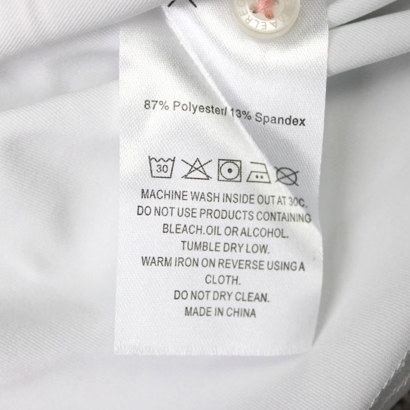Vintage Maelreg Polo Shirt Men 2XL XXL White/Orange/Blue Golf Stretch Short Sleeve Size US XXL / EU 58 / 5 - 6 Thumbnail