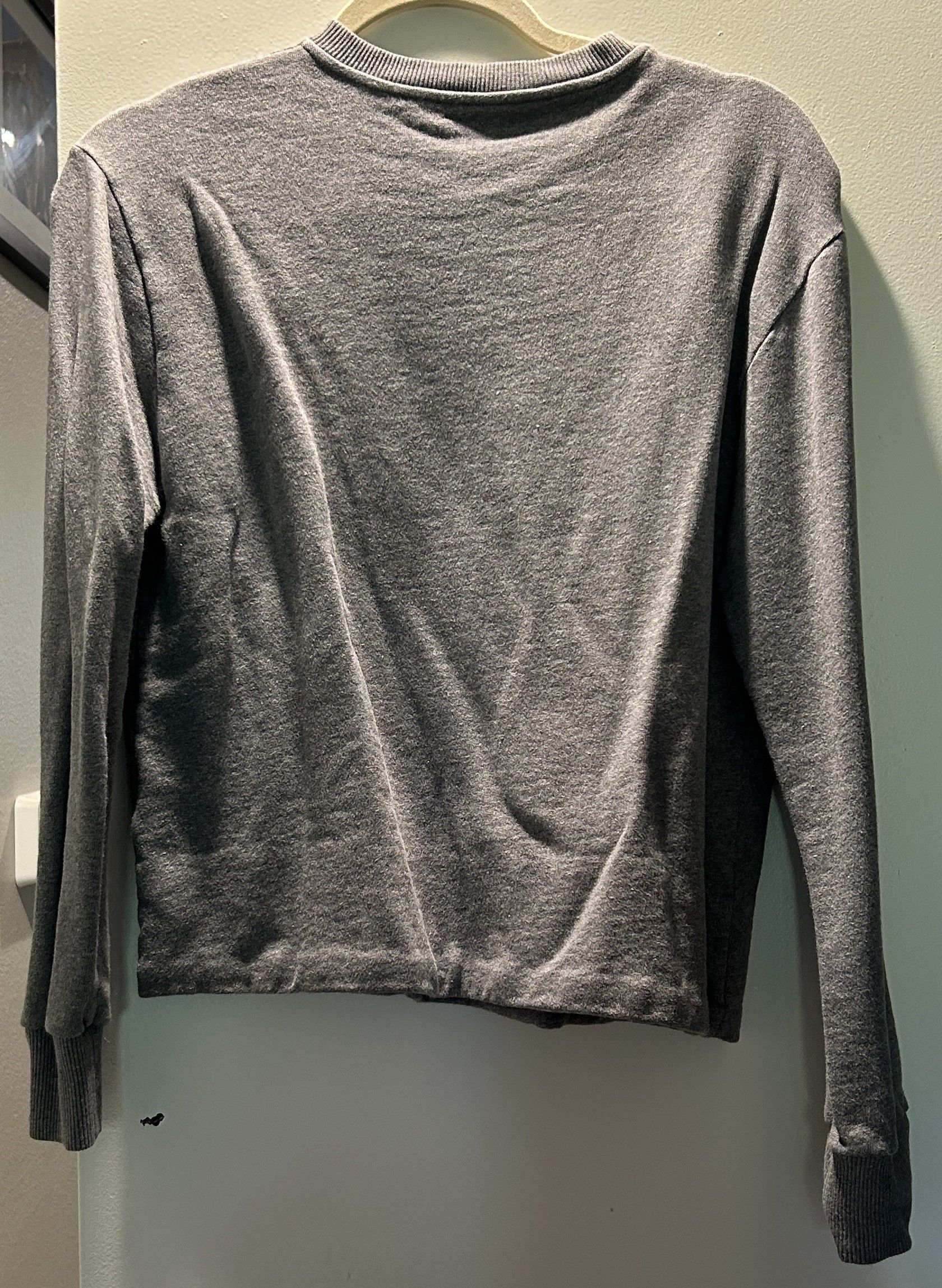 Dolce & Gabbana Dolce & Gabbana Gray Sweater Floral Embroidery Pullover Size M / US 6-8 / IT 42-44 - 2 Thumbnail