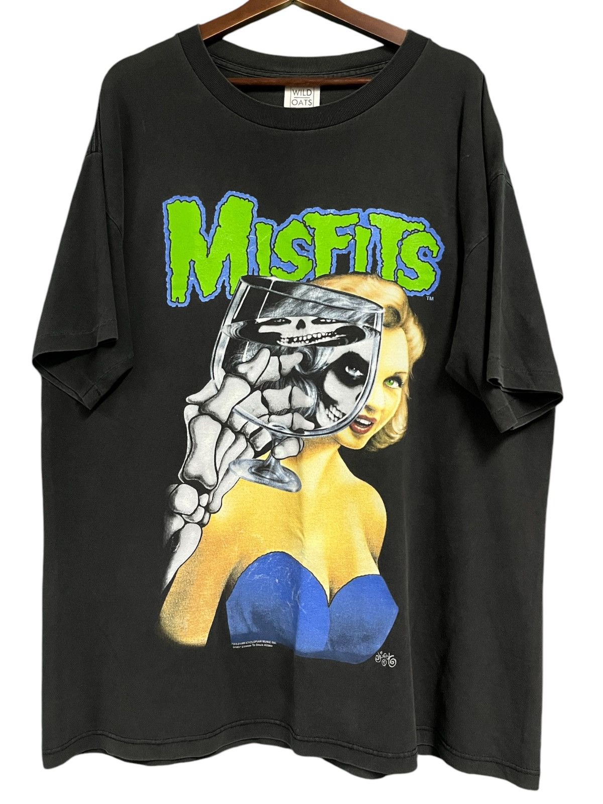 トップス 90s MISFITS vintage tee Misfits T Shirt Vintage 90s Concert Tour Wild Oats Danzig | eBay