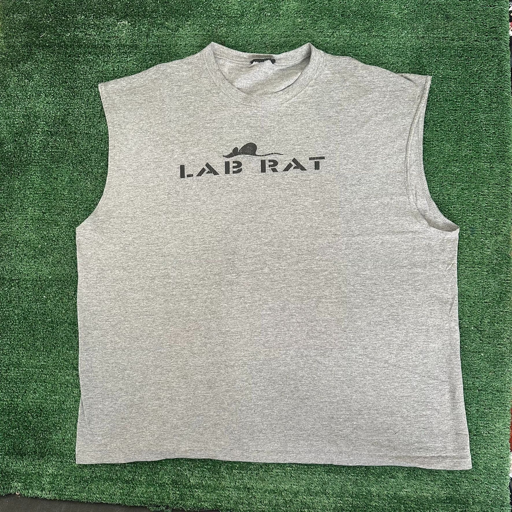 Vintage Vintage 90s Lab Rat Muscle T-Shirt Tank Skate Punk Grunge Si Size US XL / EU 56 / 4 - 1 Thumbnail