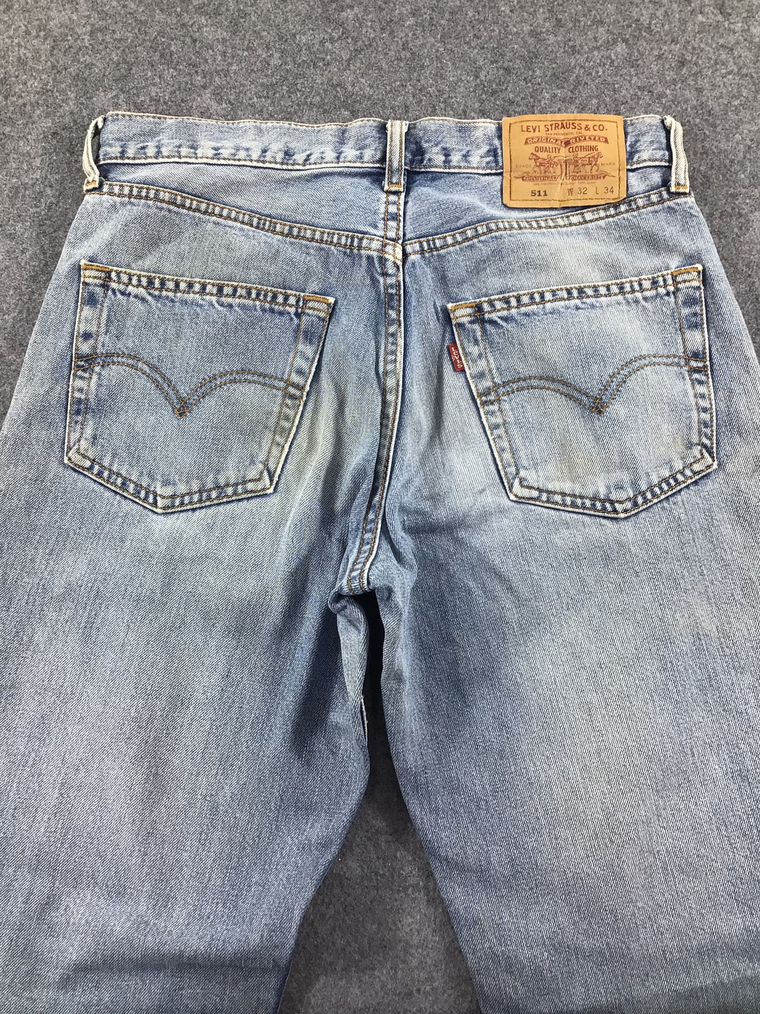 Levi's Vintage Levis 511 Jeans-JM065 Size US 32 / EU 48 - 3 Thumbnail