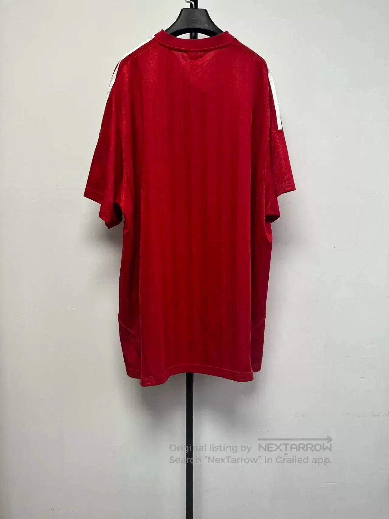 Balenciaga Balenciaga Printed Stripe Crewneck Jersey Tee. Size US XL / EU 56 / 4 - 2 Thumbnail