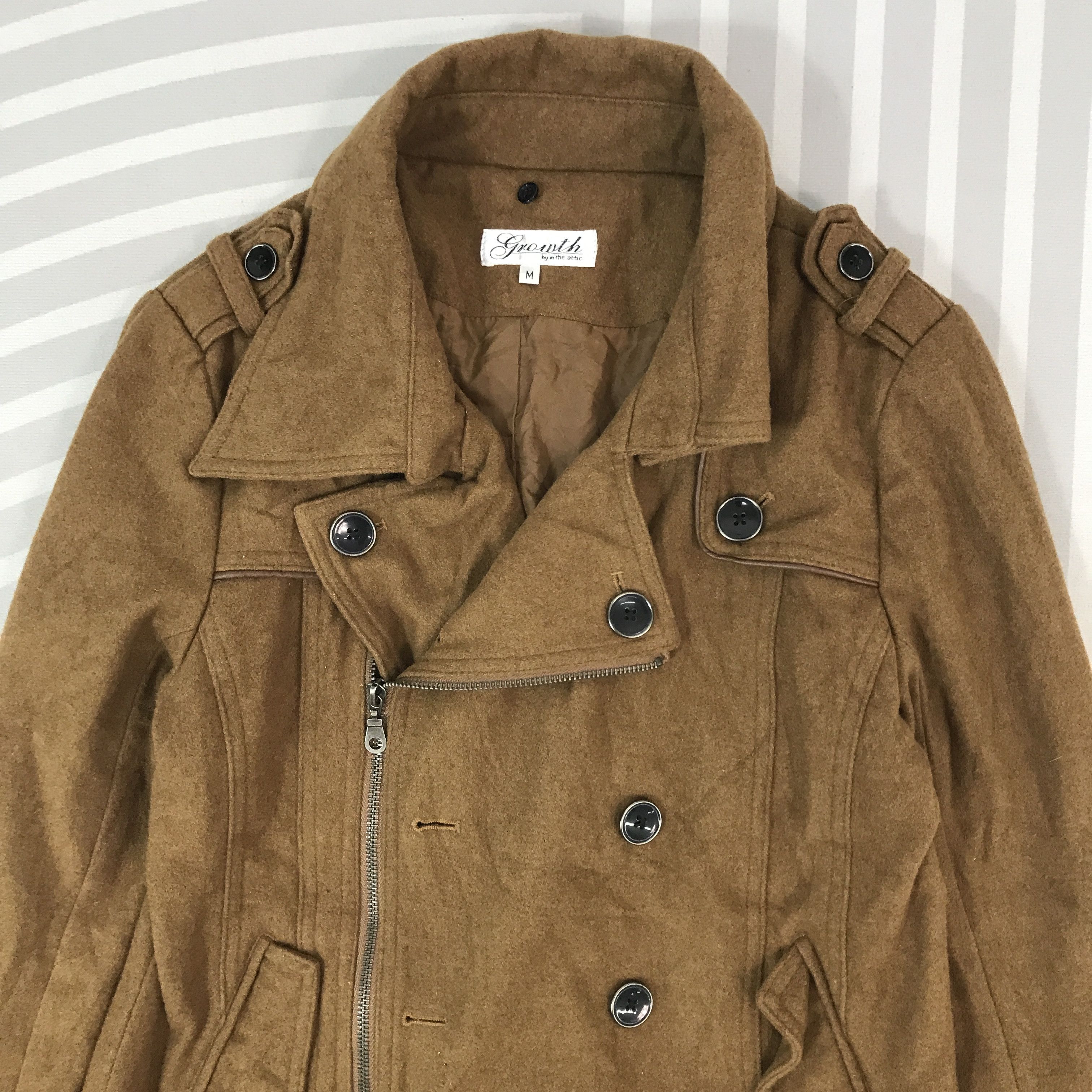 In The Attic × Japanese Brand × Vintage Vintage In the attic Wool japan design Jacket Size US L / EU 52-54 / 3 - 2 Thumbnail