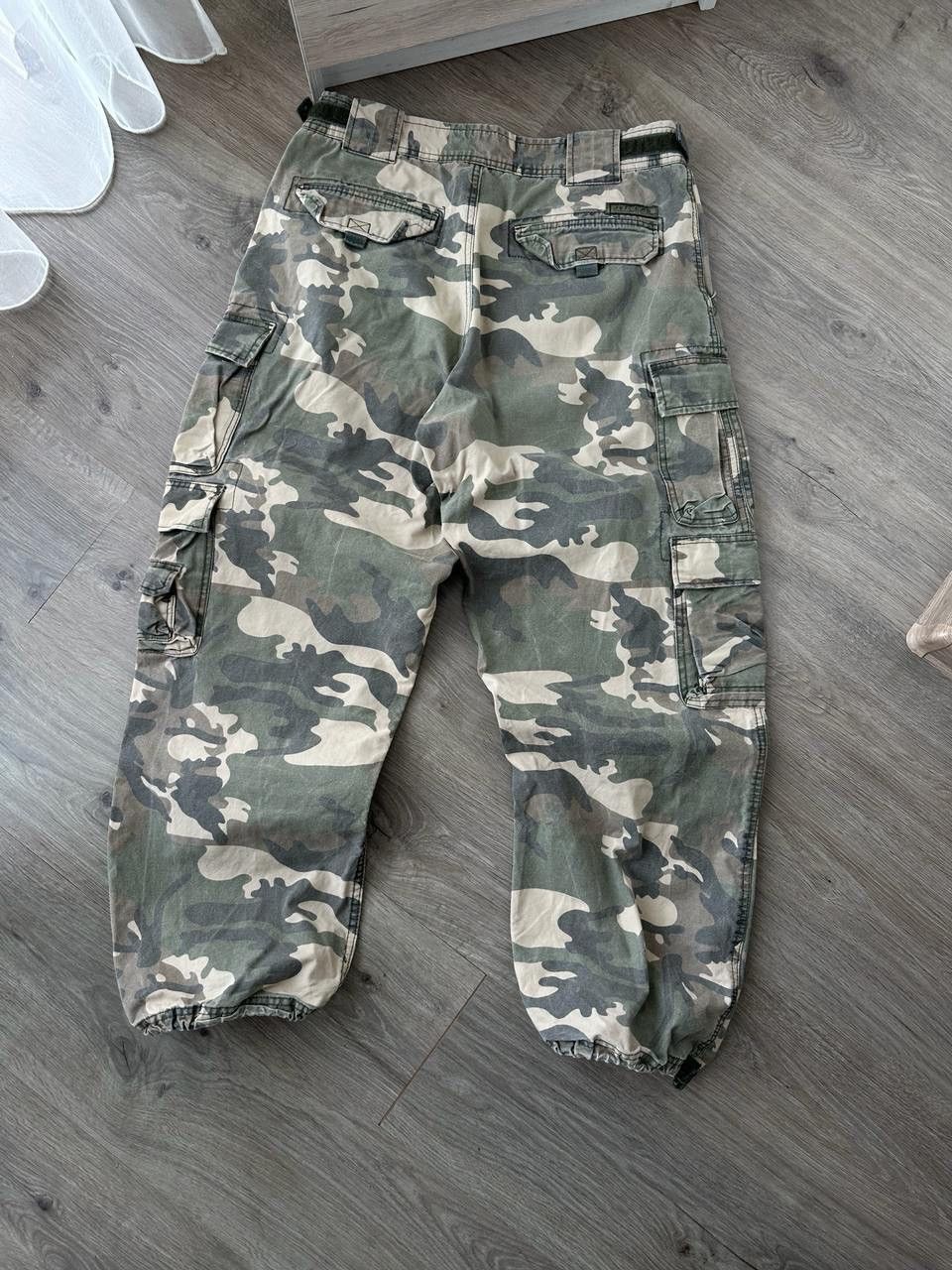 Japanese Brand × Jet Lag × Vintage Vintage Japanese Brand Camo Cargo Baggy Jet Lag Pants Size US 36 / EU 52 - 13 Thumbnail