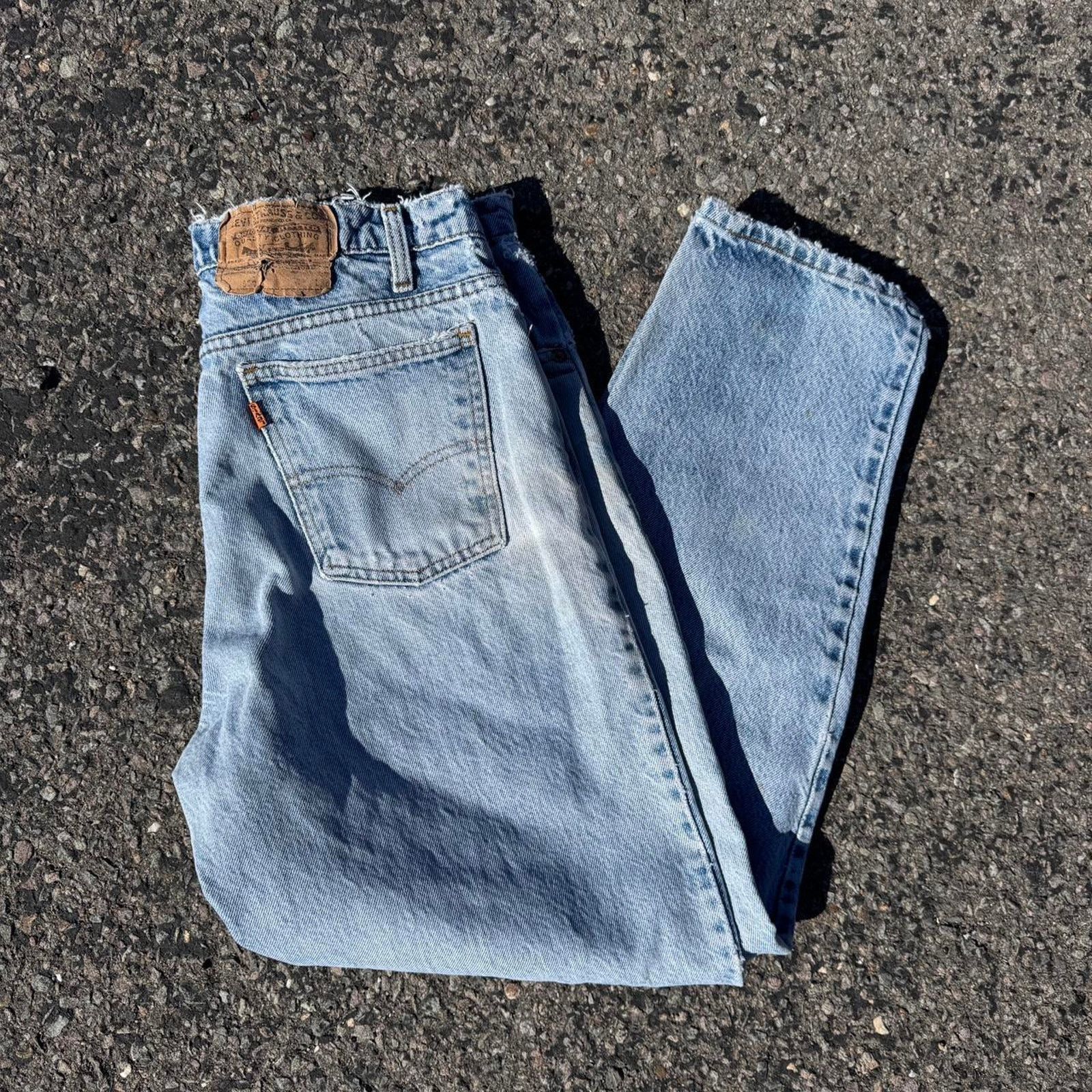 Levi's Vintage 80s Levi’s Orange Tab 550 Jeans – Size 34x30 Size US 34 / EU 50 - 1 Thumbnail