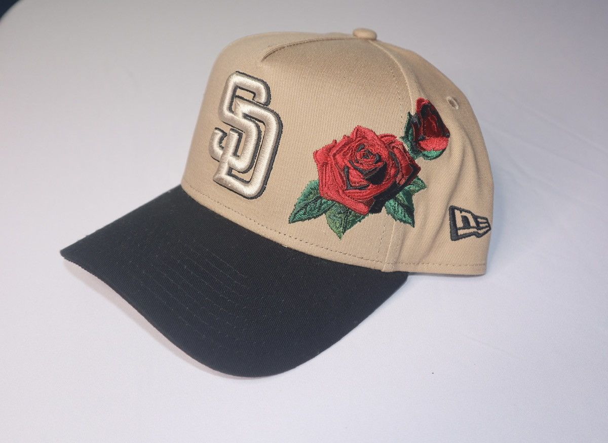 New Era San Diego Padres Roses A-Frame Snapback Hat Size ONE SIZE - 2 Thumbnail