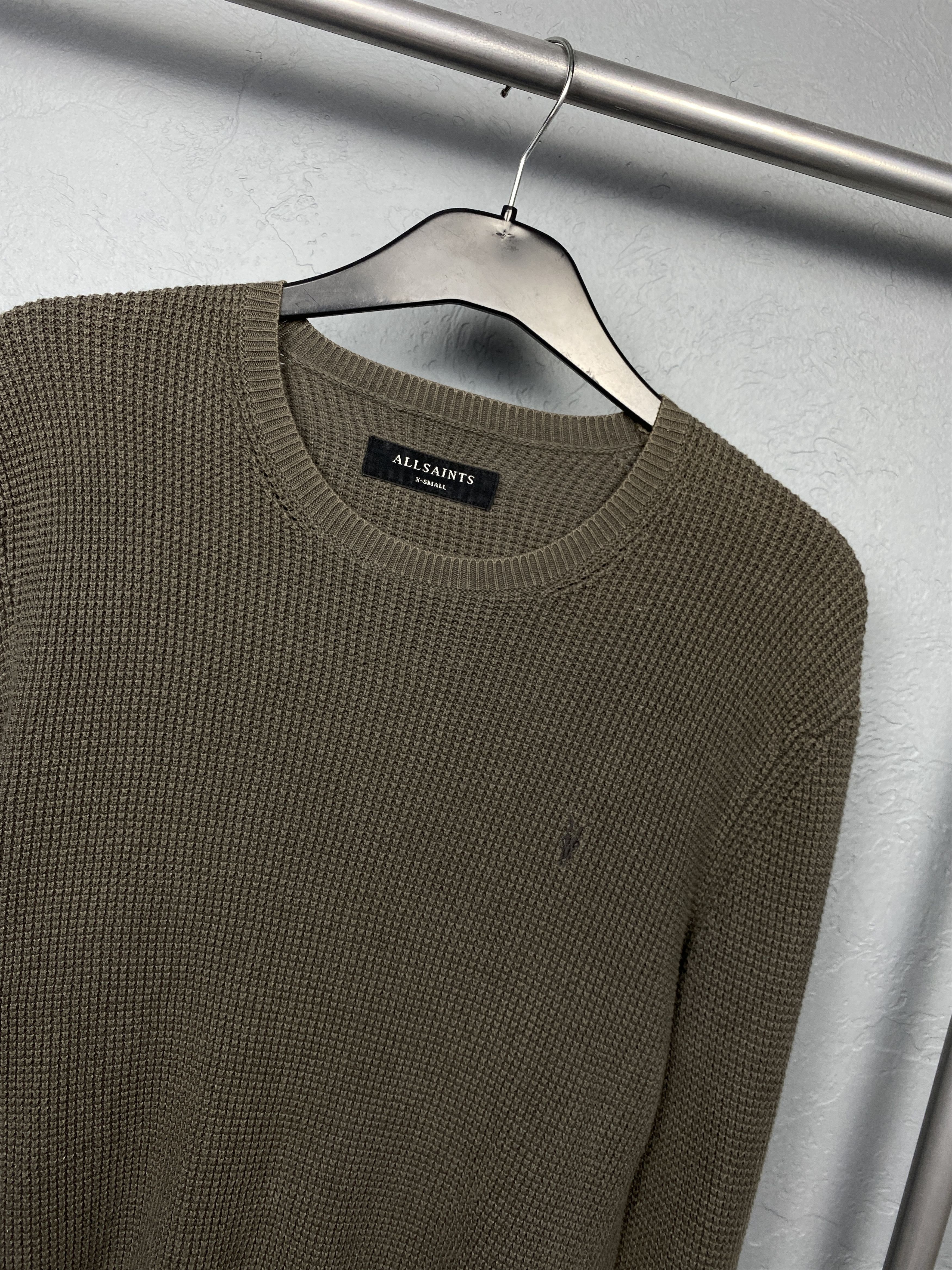 Allsaints Allsaints Mens Trias Crew Neck Knit Sweater Size US XS / EU 42 / 0 - 2 Thumbnail