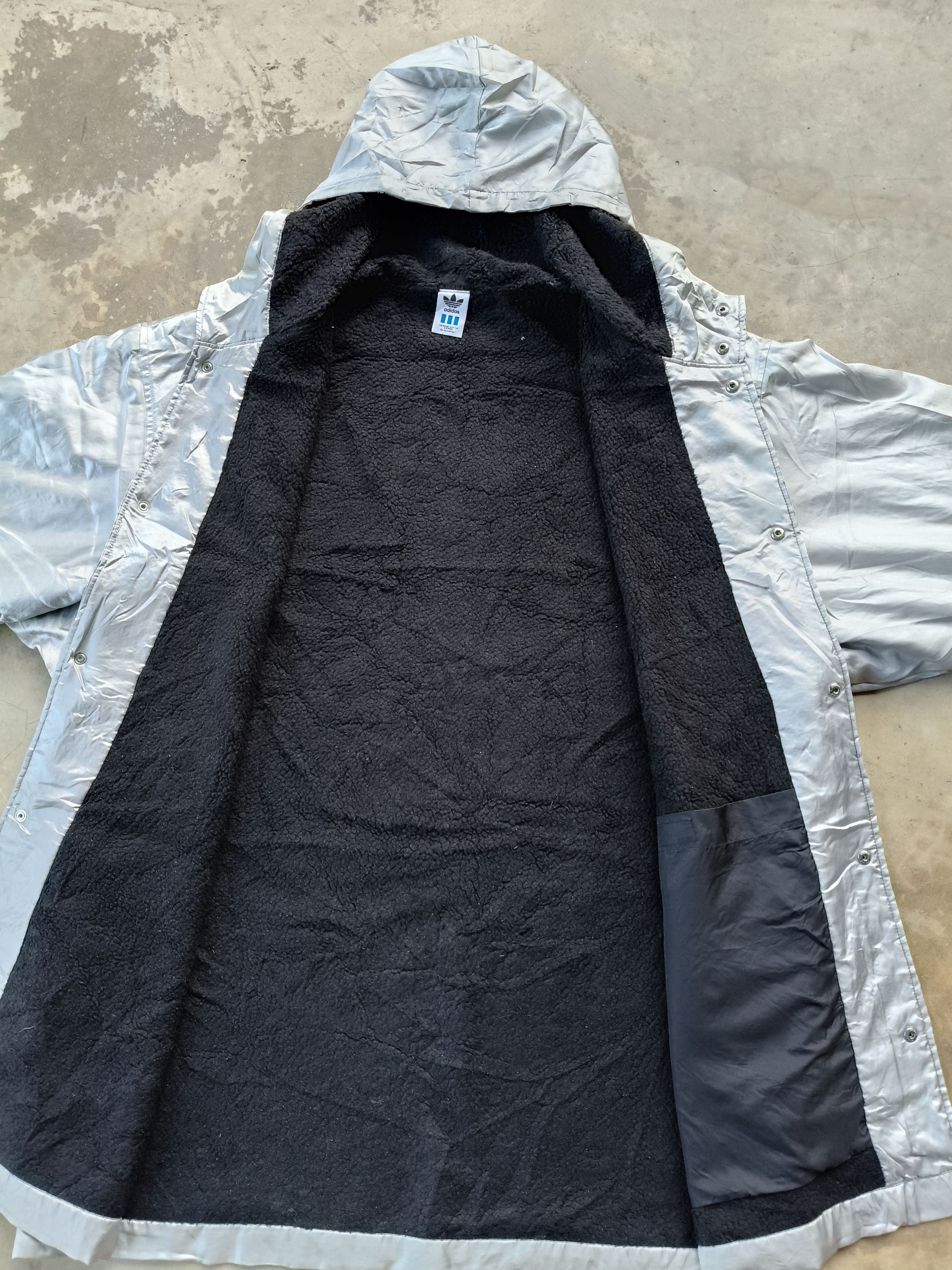 Adidas Vintage Adidas Parka Sherpa Jacket Size US L / EU 52-54 / 3 - 8 Thumbnail