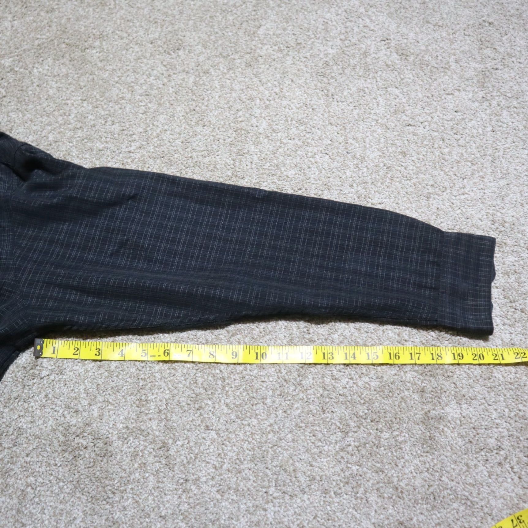 Vintage David Taylor Shirt Men's Long Sleeve Button-Up Black Size L Size US L / EU 52-54 / 3 - 6 Thumbnail