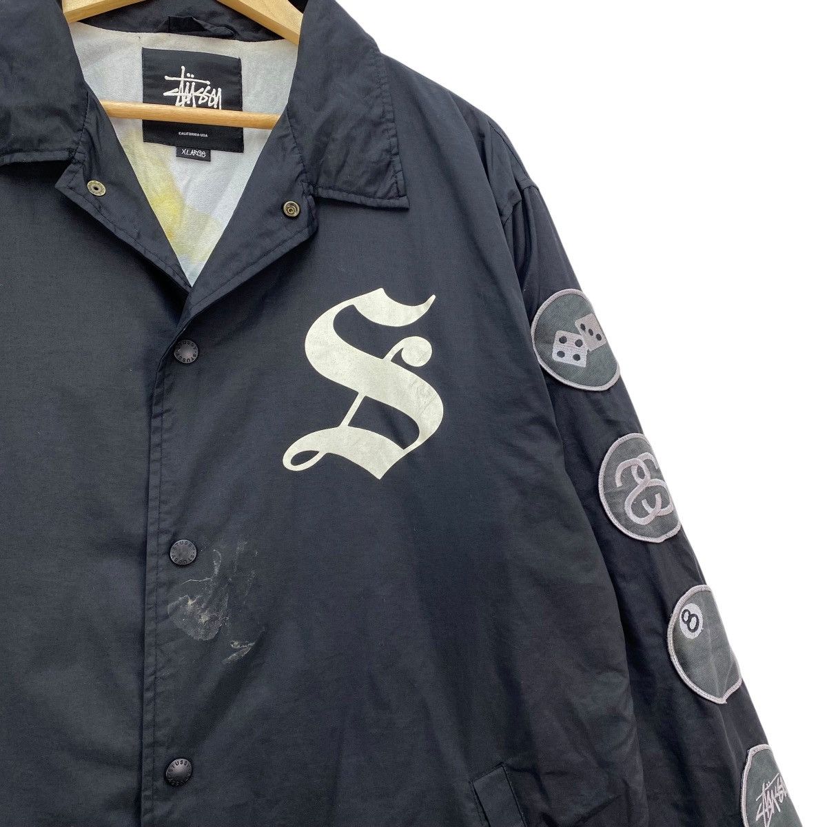 Stussy 🔥Vintage Stussy Crew Coach Jacket Multi Patches Size US M / EU 48-50 / 2 - 4 Thumbnail