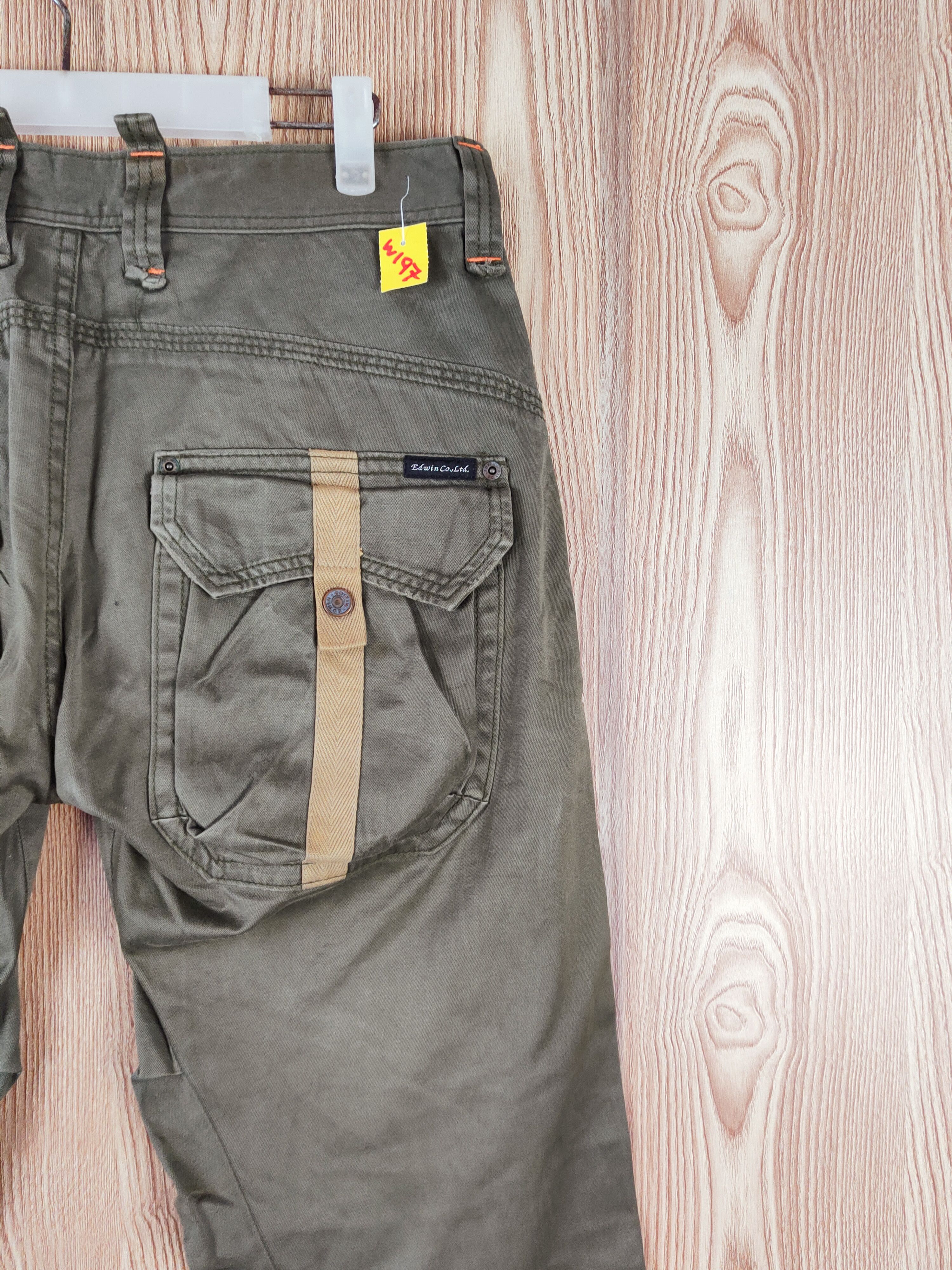 Edwin Edwin Green Multipocket Tactical Cargo Pants #W197 Size US 33 - 11 Thumbnail