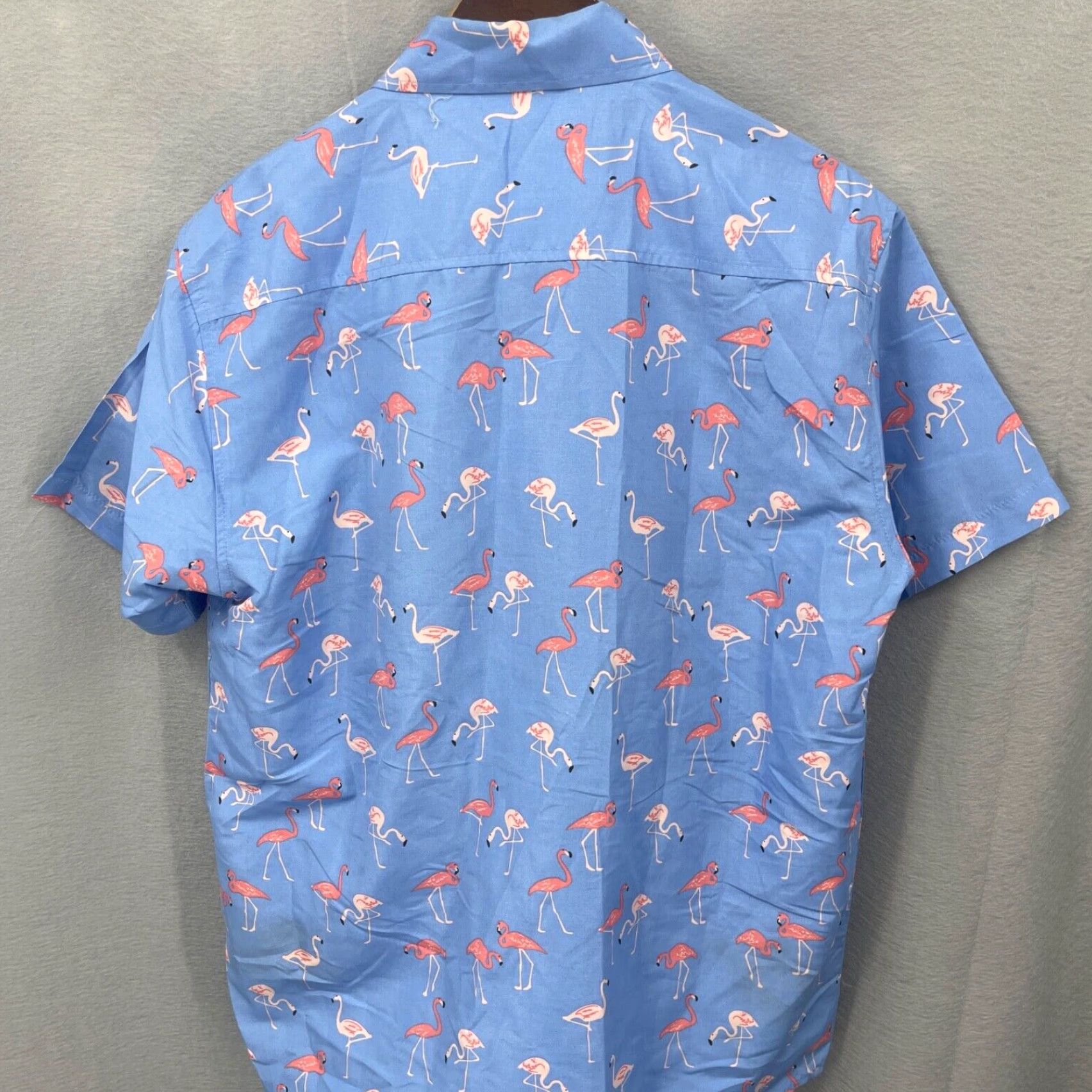 Vintage Lowes Hawaiian Camp Shirt Men S Button Down Flamingo Aop Preppy Vacation Dad Size US S / EU 44-46 / 1 - 6 Thumbnail