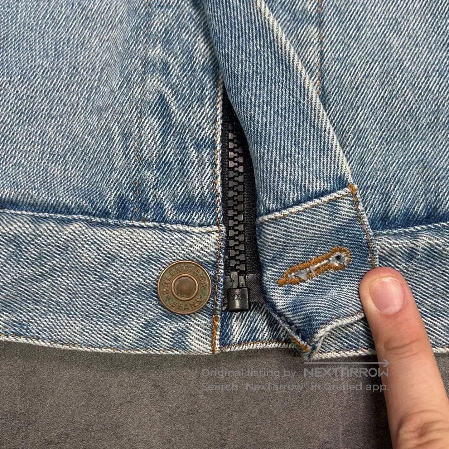 Balenciaga Balenciaga Denim Jacket Double Breasted. Size US M / EU 48-50 / 2 - 5 Thumbnail
