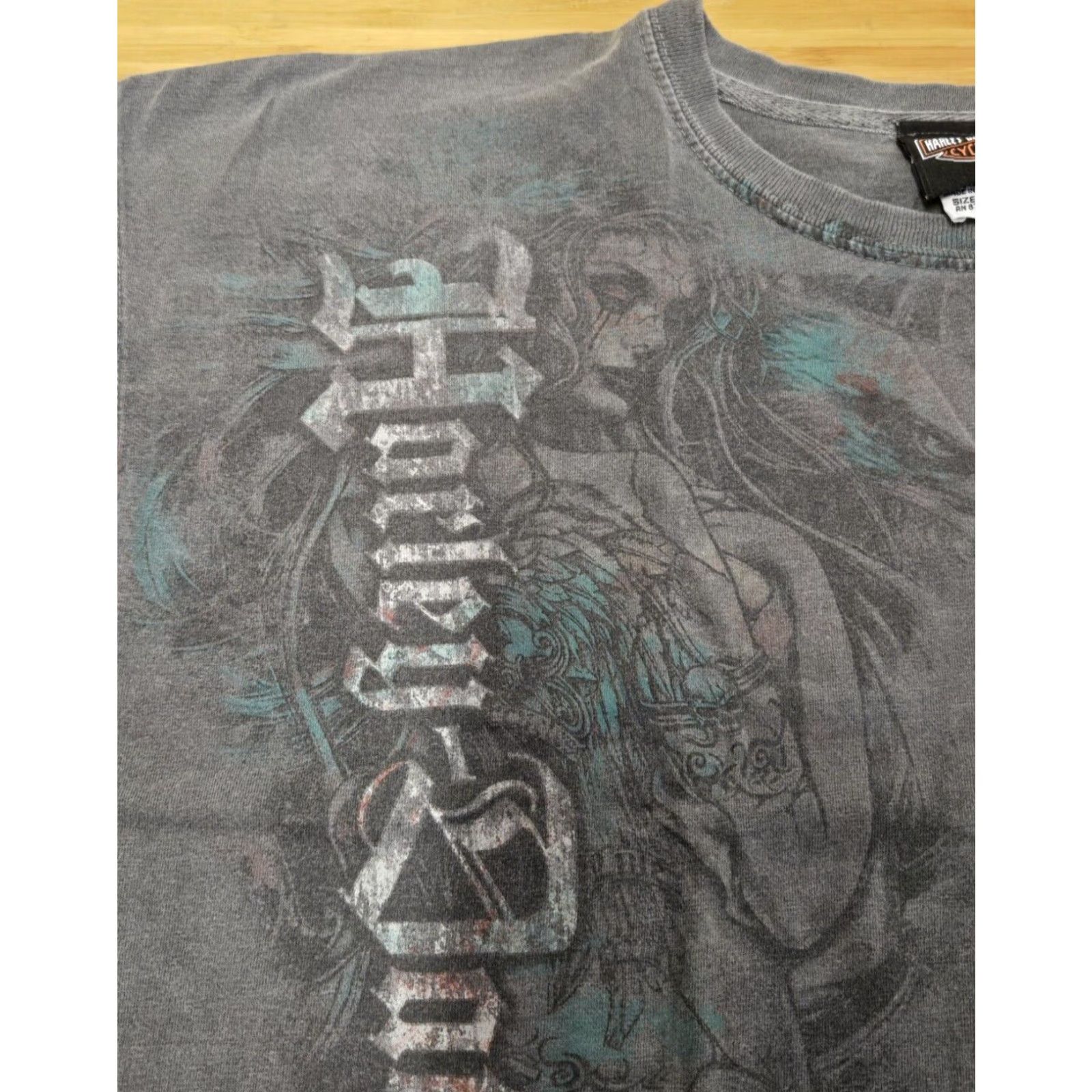 Harley Davidson **Harley-Davidson Eagle Girl Graphic Print Men's XL Gray T-Shirt** User: **Harley-Davidson Eagle Girl Graphic Print Men's XL Gray T-Shirt** Size US XL / EU 56 / 4 - 5 Thumbnail