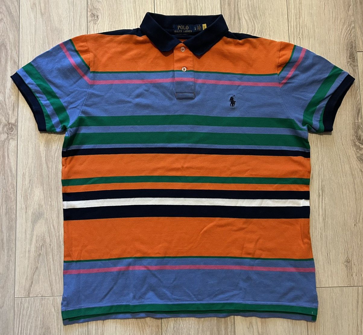 Ralph Lauren Polo Ralph Lauren basic polo tee multicolor stripes Size US L / EU 52-54 / 3 - 1 Thumbnail