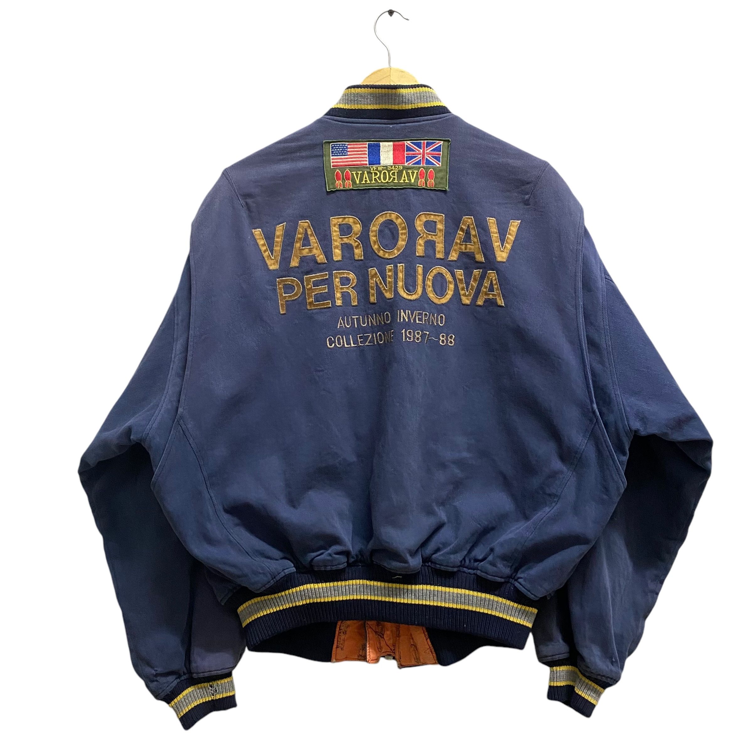 Vintage Varorav Pernuova Flight Jacket Large