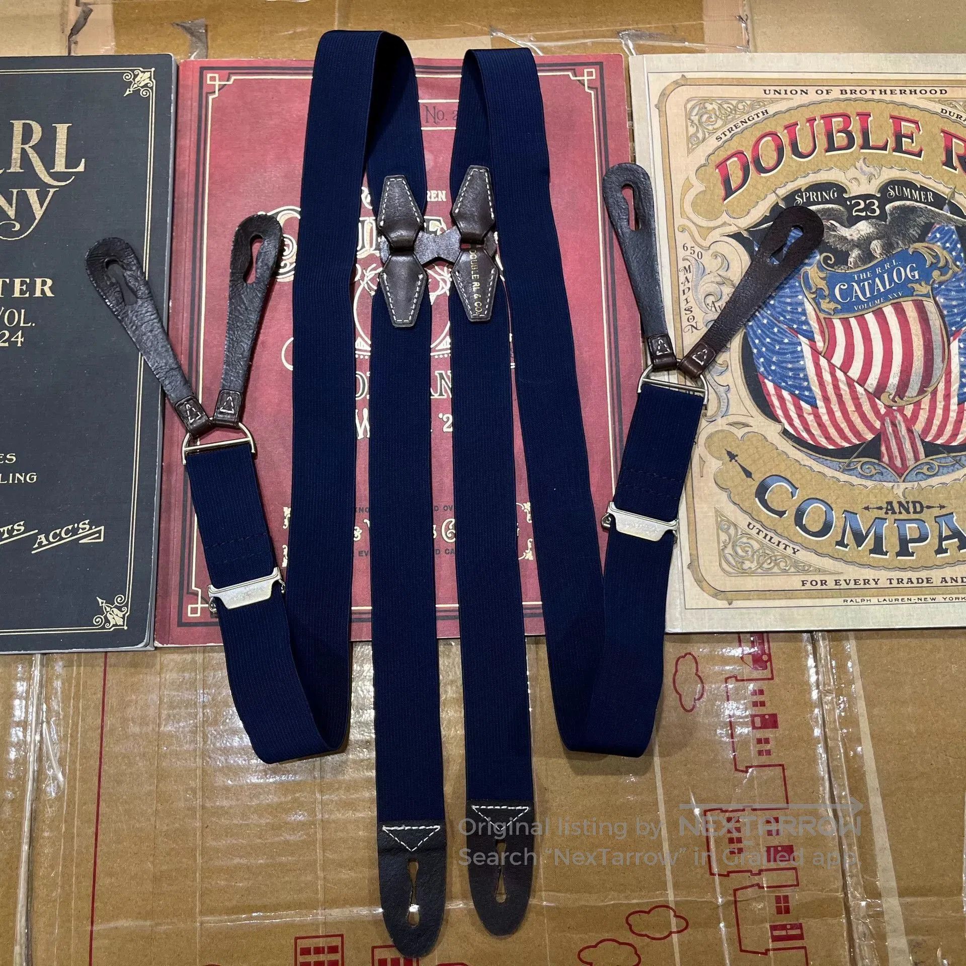RRL Ralph Lauren rrl double rl suspenders by ralph lauren. Size ONE SIZE - 2 Thumbnail