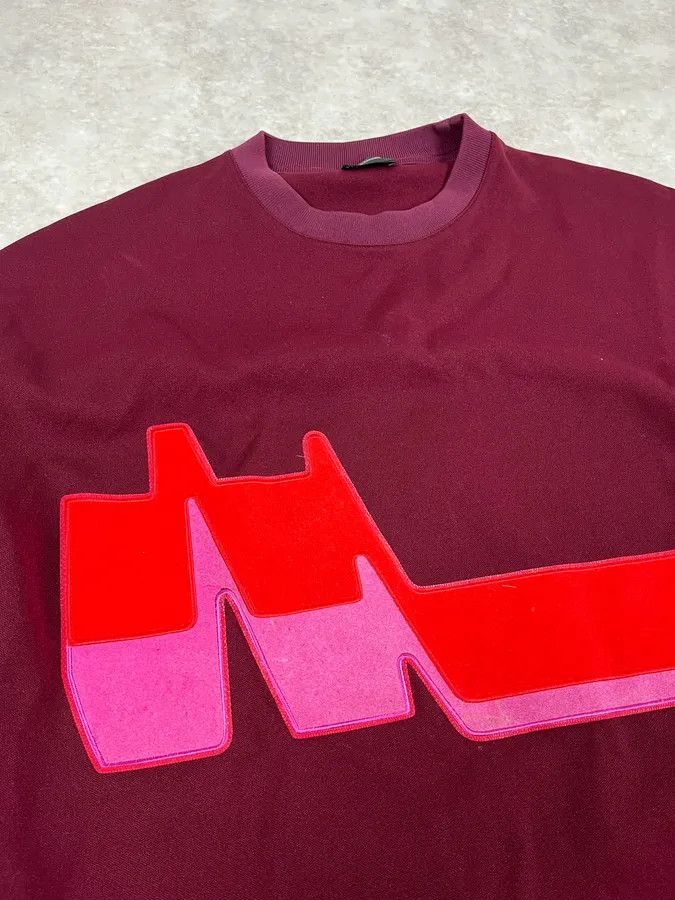 Jil Sander Jil Sander Bordeaux Contemporary Sweater Size US M / EU 48-50 / 2 - 6 Thumbnail