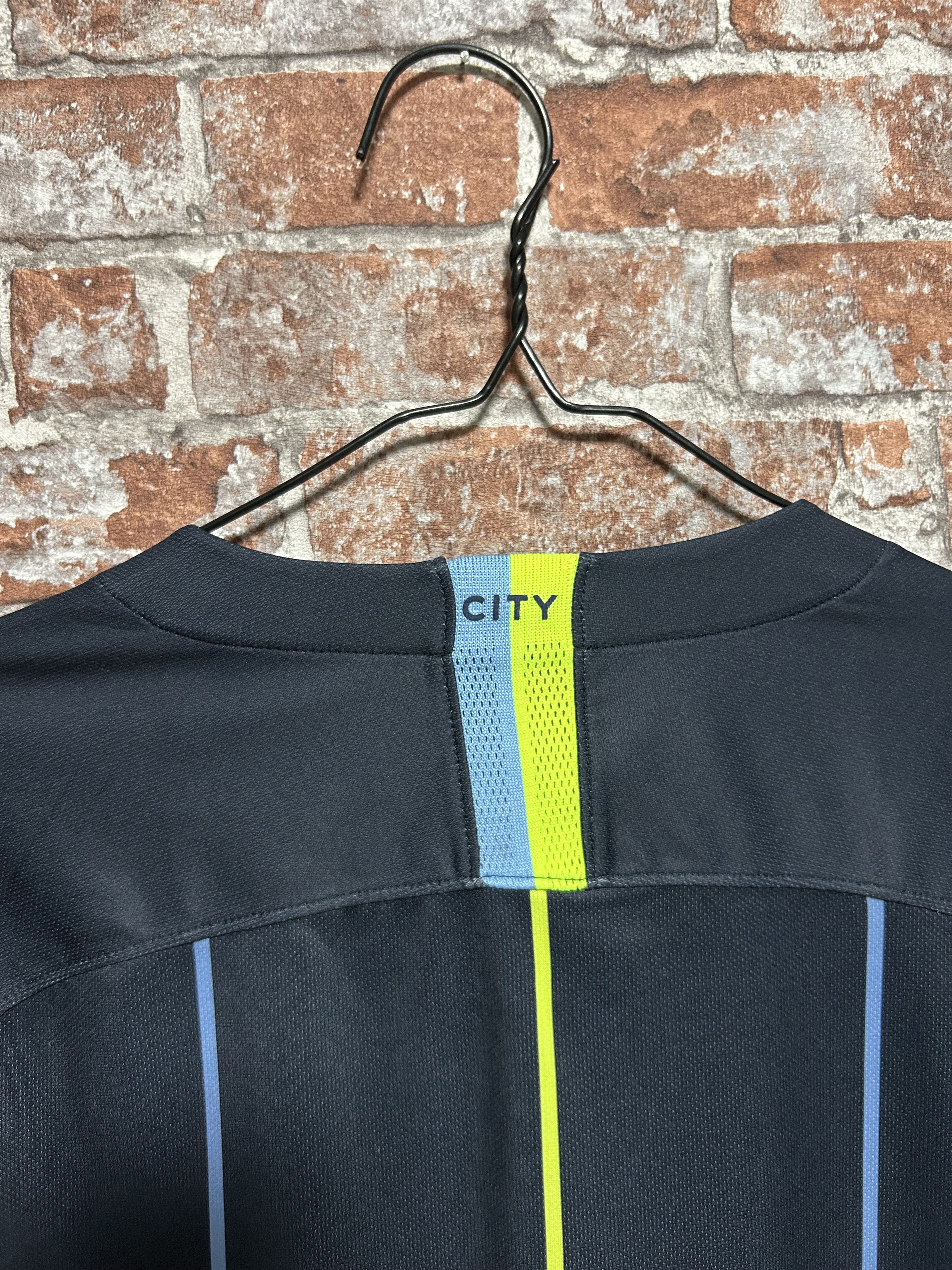 Nike Manchester City 2018 2019 Away Football Shirt 919002-476 Size US L / EU 52-54 / 3 - 8 Thumbnail