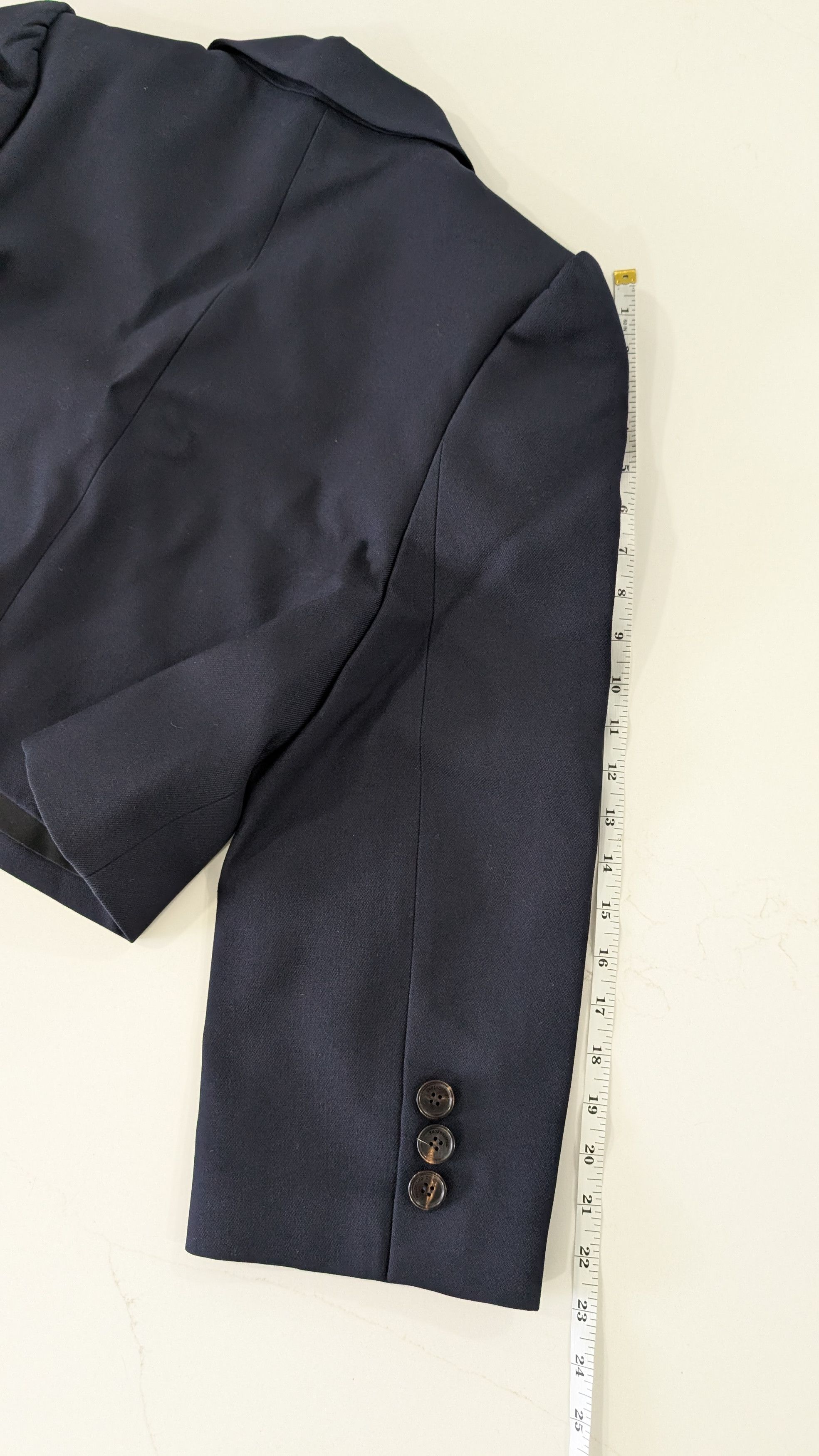 Shushu/Tong SHUSHU/TONG Cropped Puff Sleeve Blazer XL Size XL / US 12-14 / IT 48-50 - 11 Thumbnail