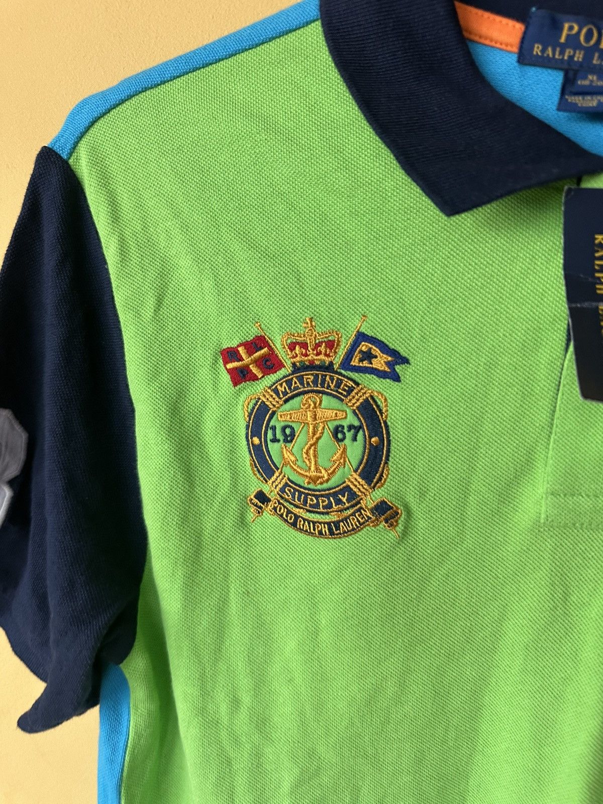 Polo Ralph Lauren NEW POLO RALPH LAUREN MARINE POLO SHIRT - Size XL (18-20) Size US XL / EU 56 / 4 - 3 Thumbnail
