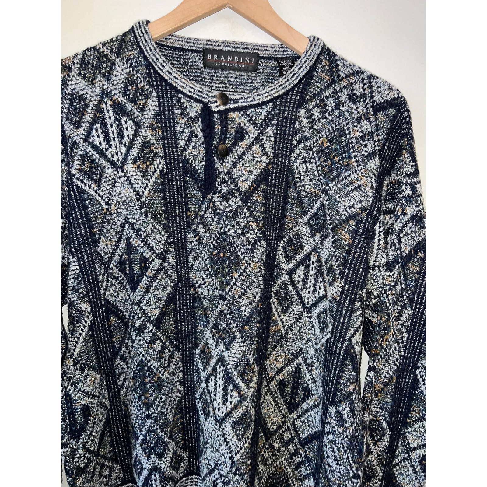 Vintage Vintage Brandini Sweater Le Collezioni Pullover Collection L Size US L / EU 52-54 / 3 - 4 Thumbnail