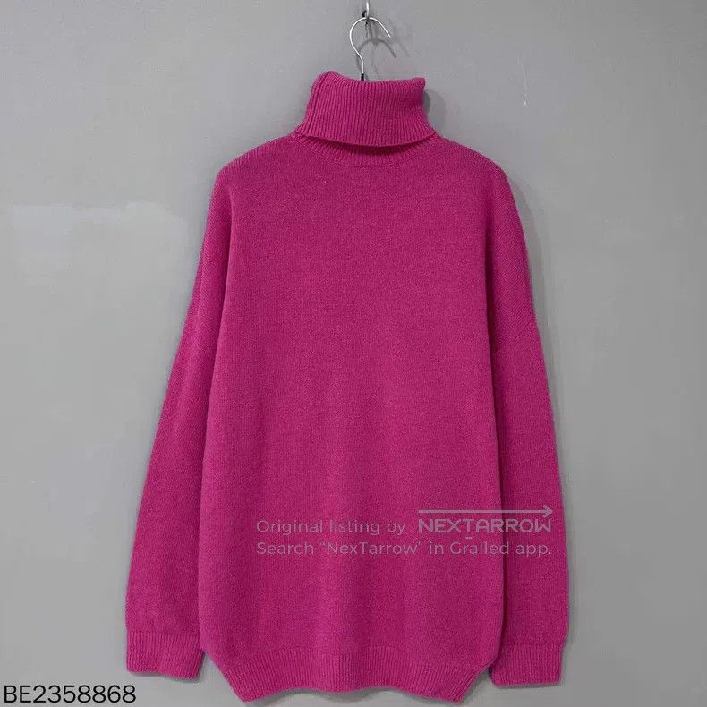 Balenciaga Balenciaga High-neck wheat sheaf logo cashmere sweater Size US M / EU 48-50 / 2 - 2 Thumbnail