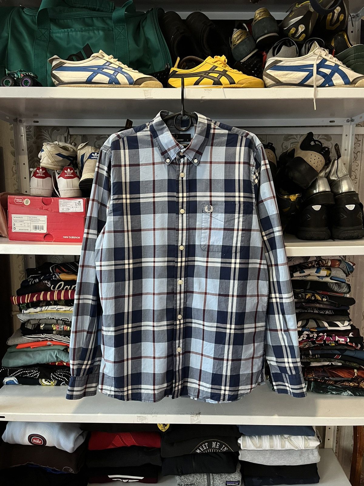 Fred Perry Vintage Fred Perry Plaid Shirt Size M Y2K Size US M / EU 48-50 / 2 - 2 Thumbnail