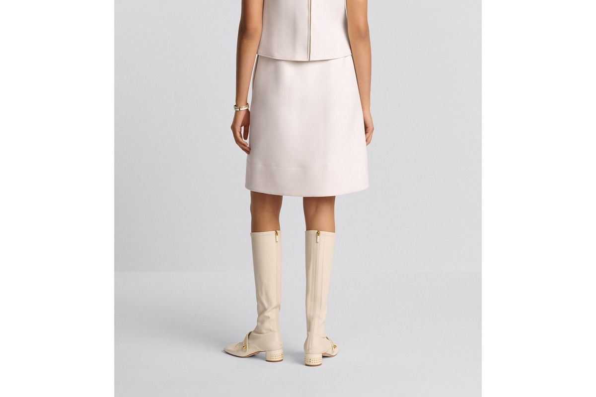 Dior o1w1db10326 Belle D-Heeled Boot in White Size US 10 / IT 40 - 6 Thumbnail