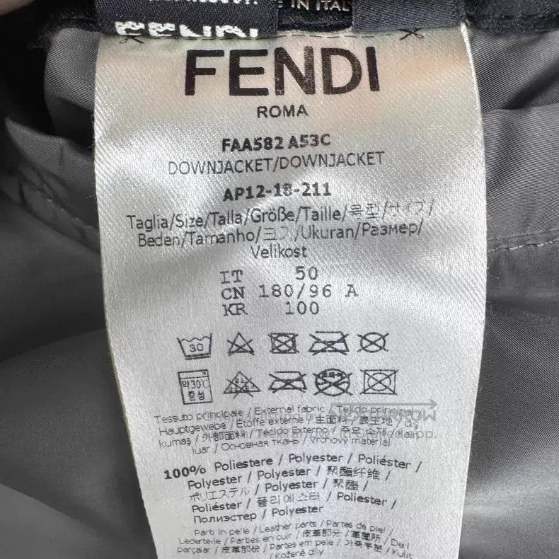 Fendi Fendi Little Monster Gray Hooded Long Sleeve Puffer Jacket Size US M / EU 48-50 / 2 - 5 Thumbnail
