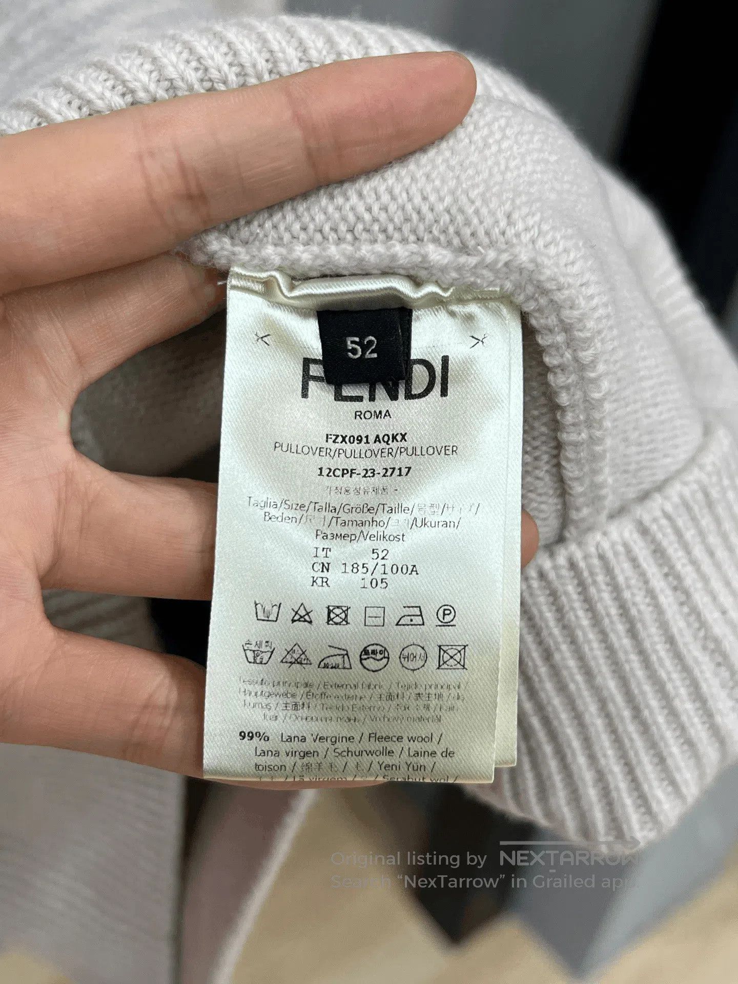 Fendi Fendi Gradient All-Over Print Knit Sweater. Size US L / EU 52-54 / 3 - 4 Thumbnail